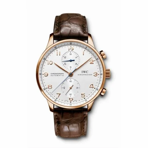 IWC Portuguese Chrono-Automatic Rose Gold / Silver IW3714-02 (3714-02, IW371402)